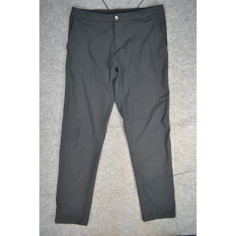 Lululemon Commission Pants Mens 38‎ Chino Slim Golf Cropped Stretch Performance